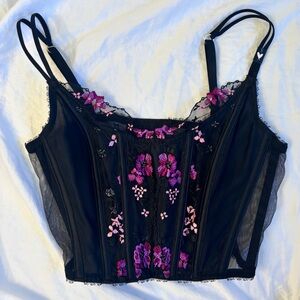 Victoria's Secret Very Sexy Floral Corset